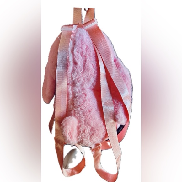 New Cute Stitch’s Angel Plush Backpack Large 11” Length Top Zipper Looks Comfy - Picture 4 of 8